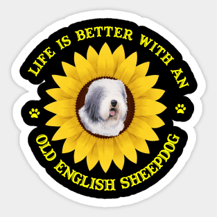 Old English Sheepdog Lovers Sticker